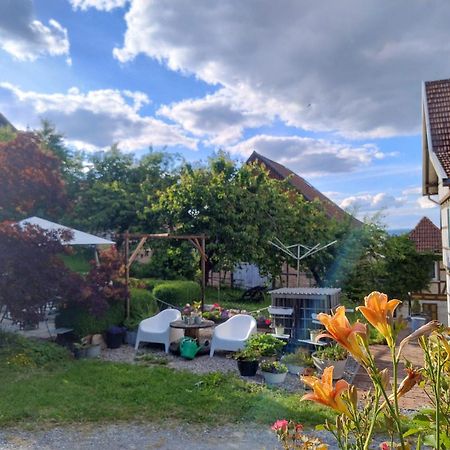 Minicamping Und B&B Apartment Hintergarten Niederorschel Exteriér fotografie
